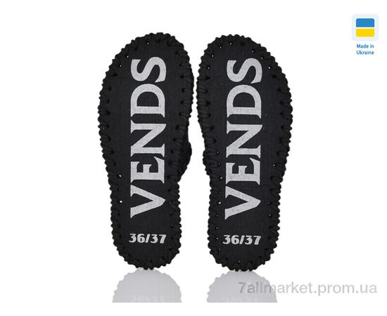 Тапки жіночі для будинку Весна/осінь 268W чорний (9 пар р.36-41) "Active" недорого оптом від прямого постачальника, зображення 2