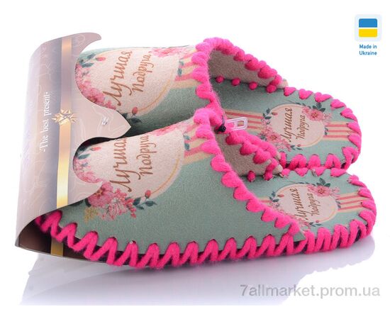 Фотография Тапки женские для дома Весна/осень 5-137 (10 пар р.36-41) "Active" недорого оптом от прямого поставщика, изображение 3
