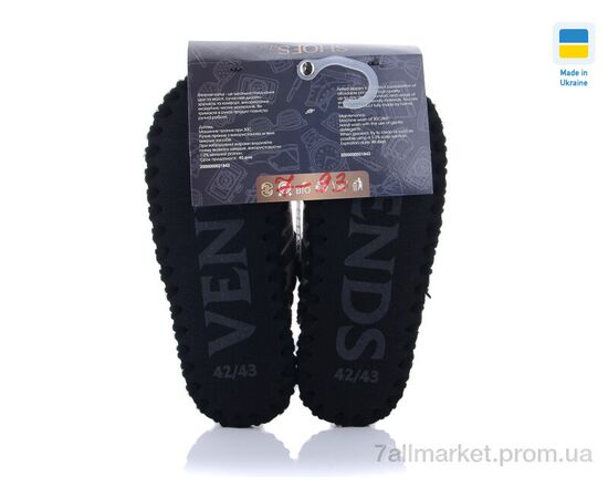 Фотография Тапки мужские домашние Весна/осень 7-93 (10 пар р.36-45) "Active" недорого оптом от прямого поставщика, изображение 2