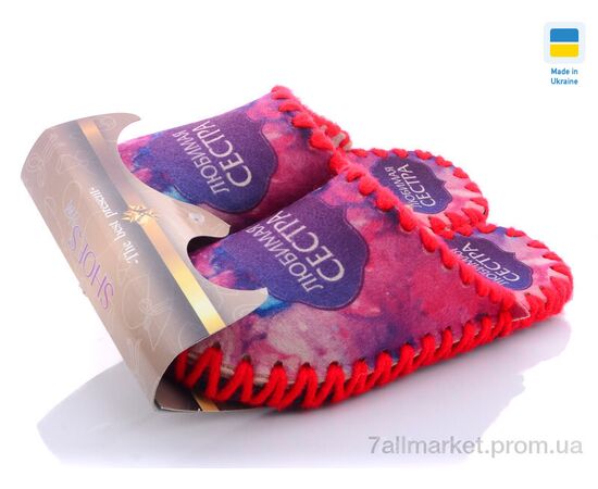 Тапки жіночі для будинку Весна/осінь 5-4 (10 пар р.36-41) "Active" недорого оптом від прямого постачальника, зображення 3