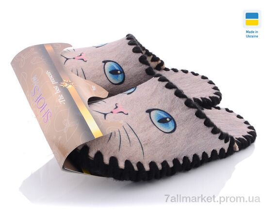 Фотография Тапки женские для дома Весна/осень 5-62 (10 пар р.36-41) "Active" недорого оптом от прямого поставщика, изображение 3