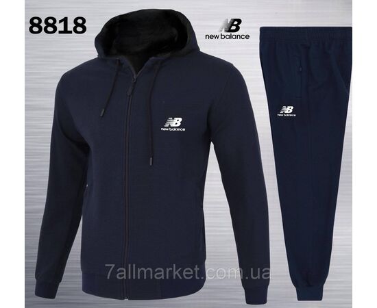 Фотография Спортивный мужской костюм на молнии NEW BALANCE размеры S-2XL (3цв) "REMAIN" недорого от прямого поставщика, изображение 2