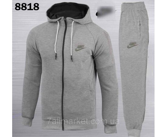 Спортивний чоловічий костюм на блискавці Найк розміри S-2XL (3 кв) "REMAIN" недорого від прямого постачальника, зображення 2