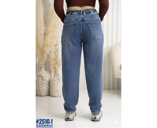 Джинси з поясом на різання розмірний ряд 32,34,36,38, 40,42 "PARTNERS" недорого від прямого постачальника, зображення 2
