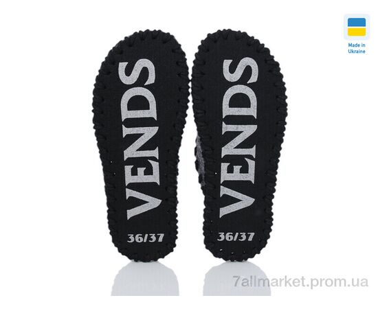 Тапки жіночі для будинку Весна/осінь 216W сірий (9 пар р.36-41) "Active" недорого оптом від прямого постачальника, зображення 3