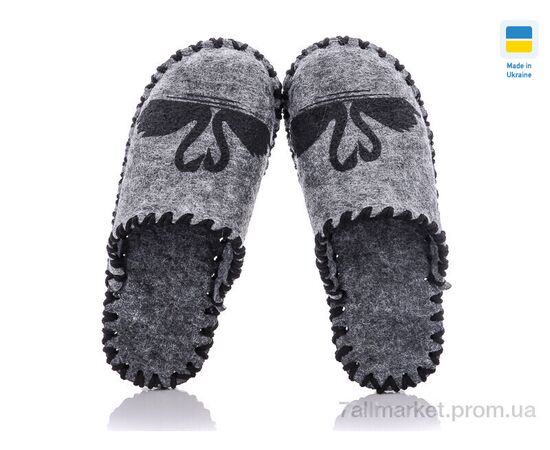 Фотография Тапки женские для дома Весна/осень 209 сірий (9 пар р.36-41) "Active" недорого оптом от прямого поставщика, изображение 3