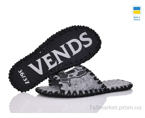 Фотография Тапки женские для дома Весна/осень 268W сірий (9 пар р.36-41) "Active" недорого оптом от прямого поставщика, изображение 3