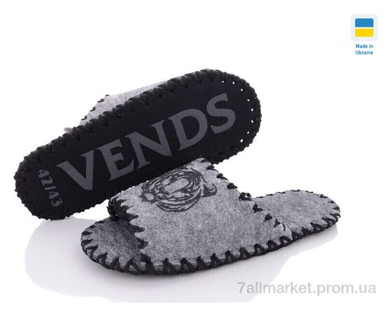 Фотография Тапки мужские домашние Весна/осень 367M сірий (9 пар р.40-45) "Active" недорого оптом от прямого поставщика, изображение 2