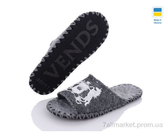 Тапки чоловічі домашні Весна/осінь 321M (9 пар р.40-45) "Active" недорого оптом від прямого постачальника, зображення 2