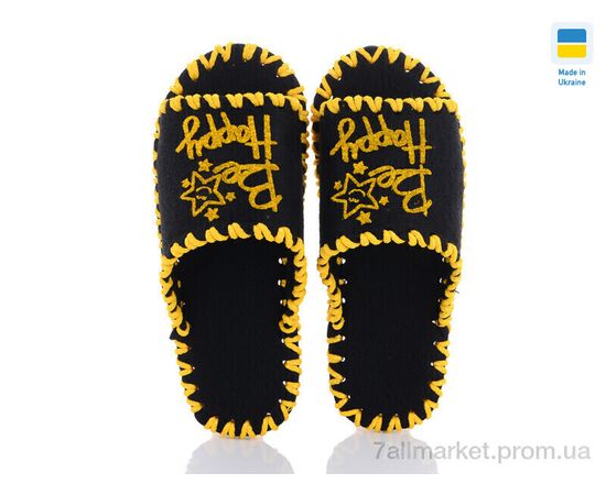 Фотография Тапки женские для дома Весна/осень 287W чорний (9 пар р.36-41) "Active" недорого оптом от прямого поставщика, изображение 2