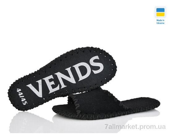 Тапки чоловічі домашні Весна/осінь 322M чорний (9 пар р.40-45) "Active" недорого оптом від прямого постачальника, зображення 3