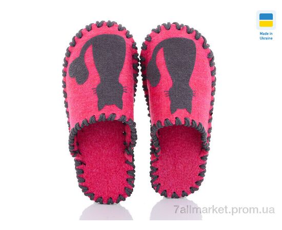 Тапки жіночі для будинку Весна/осінь 276W рожевий (9 пар р.36-41) "Active" недорого оптом від прямого постачальника, зображення 2