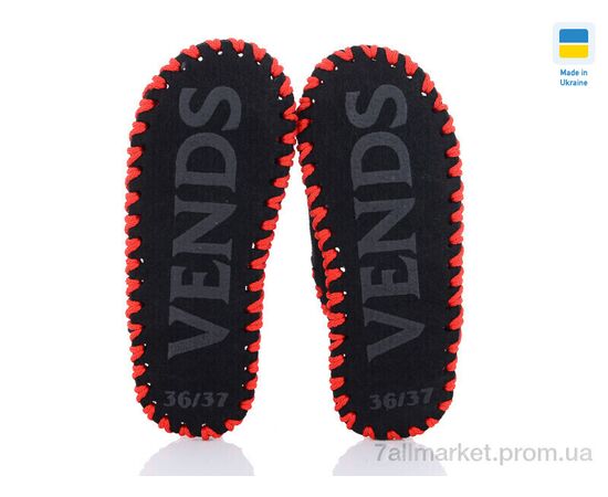 Фотография Тапки женские для дома Весна/осень 261W чорний (9 пар р.36-41) "Active" недорого оптом от прямого поставщика, изображение 3