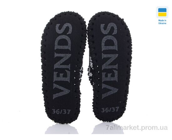 Фотография Тапки женские для дома Весна/осень 247W чорний (9 пар р.36-41) "Active" недорого оптом от прямого поставщика, изображение 3