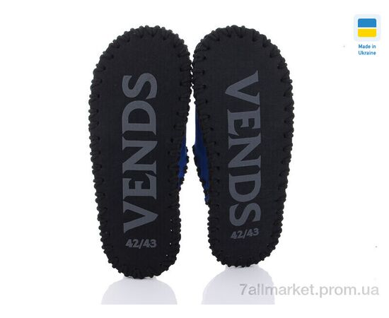 Тапки чоловічі домашні Весна/осінь 475М синій (9 пар р.40-45) "Active" недорого оптом від прямого постачальника, зображення 3