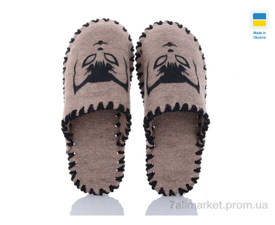 Фотография Тапки женские для дома Весна/осень 218W бежевий (9 пар р.36-41) "Active" недорого оптом от прямого поставщика, изображение 2