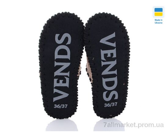 Фотография Тапки женские для дома Весна/осень 295W бежевий (9 пар р.36-41) "Active" недорого оптом от прямого поставщика, изображение 3