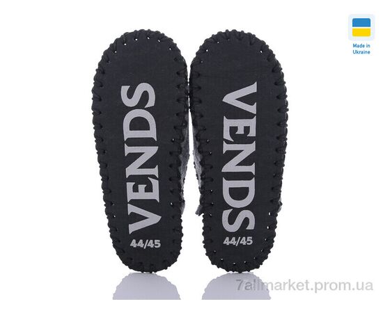 Тапки чоловічі домашні Весна/осінь 370M сірий (9 пар р.40-45) "Active" недорого оптом від прямого постачальника, зображення 3