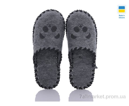 Фотография Тапки женские для дома Весна/осень 290 сірий (9 пар р.36-41) "Active" недорого оптом от прямого поставщика, изображение 2
