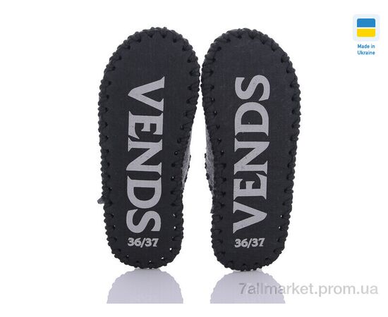 Фотография Тапки женские для дома Весна/осень 290 сірий (9 пар р.36-41) "Active" недорого оптом от прямого поставщика, изображение 3