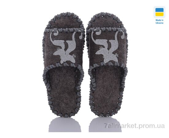 Фотография Тапки женские для дома Весна/осень 272 коричневий (9 пар р.36-41) "Active" недорого оптом от прямого поставщика, изображение 2