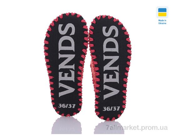 Фотография Тапки женские для дома Весна/осень 223 коралловий (9 пар р.36-41) "Active" недорого оптом от прямого поставщика, изображение 3