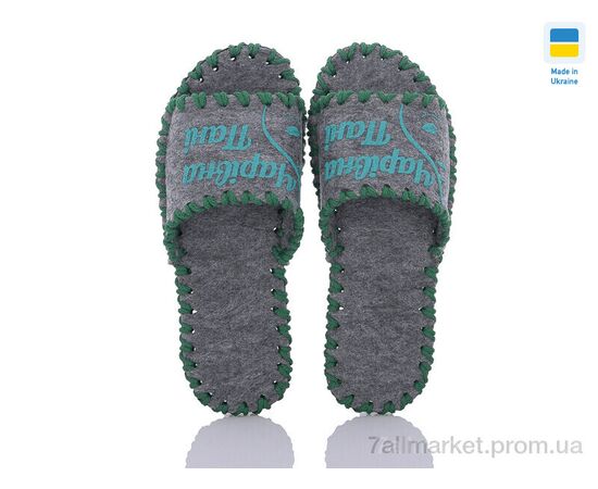 Фотография Тапки женские для дома Весна/осень 220 сірий (9 пар р.36-41) "Active" недорого оптом от прямого поставщика, изображение 2