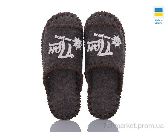 Шльопанці чоловічі пляжні Весна/осінь 342M коричневий (9 пар р.40-45) "Active" недорого оптом від прямого постачальника, зображення 2