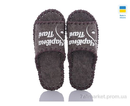 Фотография Тапки женские для дома Весна/осень 220W коричневий (9 пар р.36-41) "Active" недорого оптом от прямого поставщика, изображение 2