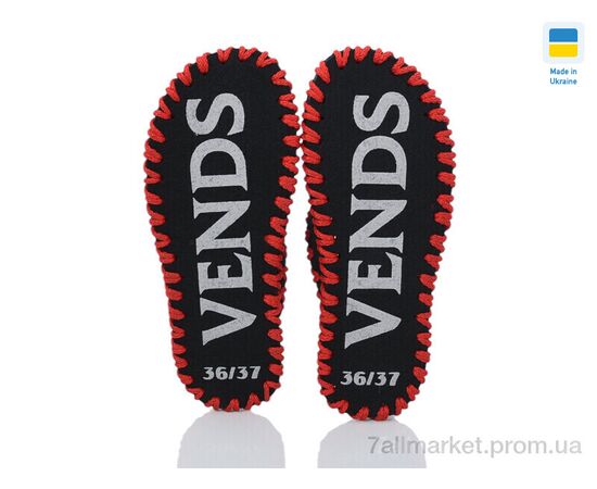 Тапки жіночі для будинку Весна/осінь 204W чорний (9 пар р.36-41) "Active" недорого оптом від прямого постачальника, зображення 3