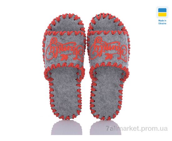 Фотография Тапки женские для дома Весна/осень 265W сірий (9 пар р.36-41) "Active" недорого оптом от прямого поставщика, изображение 2