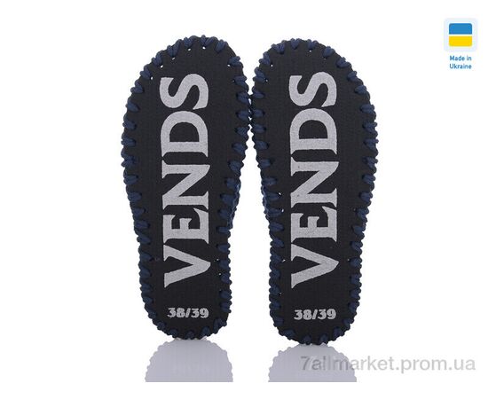 Фотография Тапки женские для дома Весна/осень 151W синій (9 пар р.36-41) "Active" недорого оптом от прямого поставщика, изображение 3