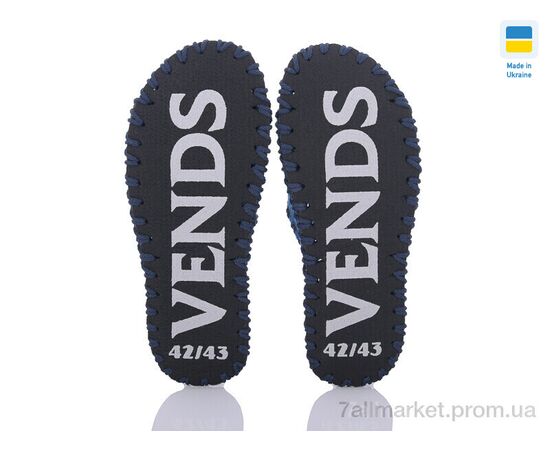Тапки чоловічі домашні Весна/осінь 350M синій (9 пар р.40-45) "Active" недорого оптом від прямого постачальника, зображення 3