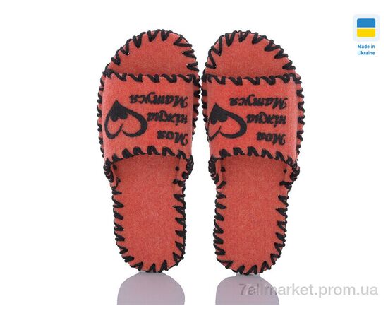 Фотография Тапки женские для дома Весна/осень 153W коралл (9 пар р.36-41) "Active" недорого оптом от прямого поставщика, изображение 2