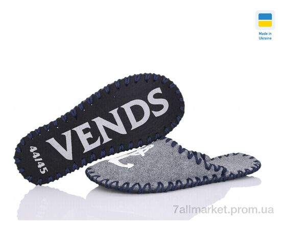 Фотография Тапки мужские домашние Весна/осень 334M сірий (9 пар р.40-45) "Active" недорого оптом от прямого поставщика, изображение 3