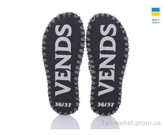 Тапки жіночі для будинку Весна/осінь 244W жовтий (9 пар р.36-41) "Active" недорого оптом від прямого постачальника, зображення 3