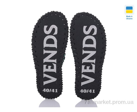 Тапки жіночі для будинку Весна/осінь 164W зелений (9 пар р.36-41) "Active" недорого оптом від прямого постачальника, зображення 3