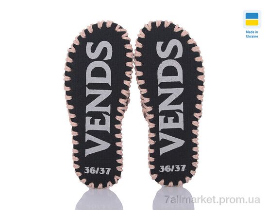 Тапки жіночі для будинку Весна/осінь 157W коричневий (9 пар р.36-41) "Active" недорого оптом від прямого постачальника, зображення 3