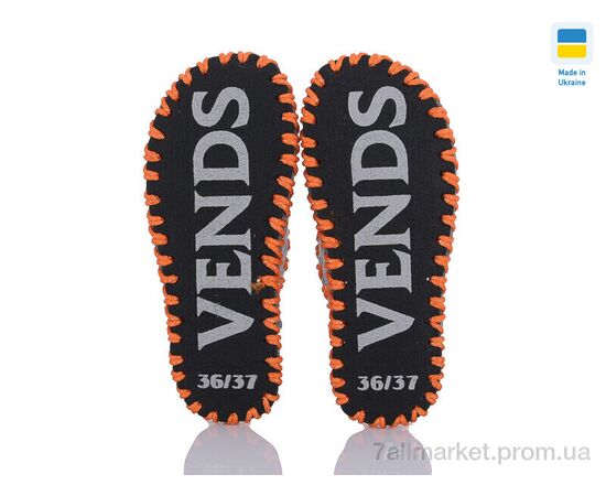 Тапки жіночі для будинку Весна/осінь 165W сірий (9 пар р.36-41) "Active" недорого оптом від прямого постачальника, зображення 3