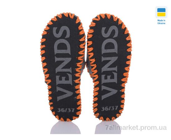 Тапки жіночі для будинку Весна/осінь 267W сірий (9 пар р.36-41) "Active" недорого оптом від прямого постачальника, зображення 3