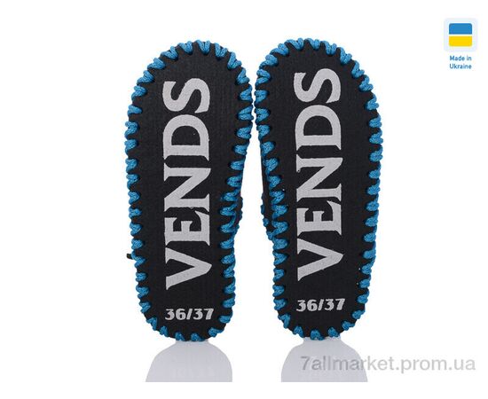 Фотография Тапки женские для дома Весна/осень 276W чорний (9 пар р.36-41) "Active" недорого оптом от прямого поставщика, изображение 3