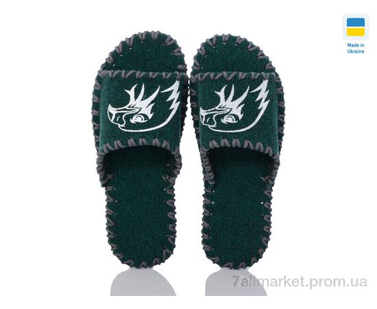 Фотография Тапки женские для дома Весна/осень 368M зелений (9 пар р.40-45) "Active" недорого оптом от прямого поставщика, изображение 2