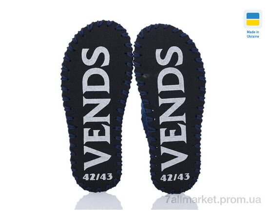 Тапки чоловічі домашні Весна/осінь 332 мор. хвиля закр. (9 пар р.40-45) "Active" недорого оптом від прямого постачальника, зображення 3