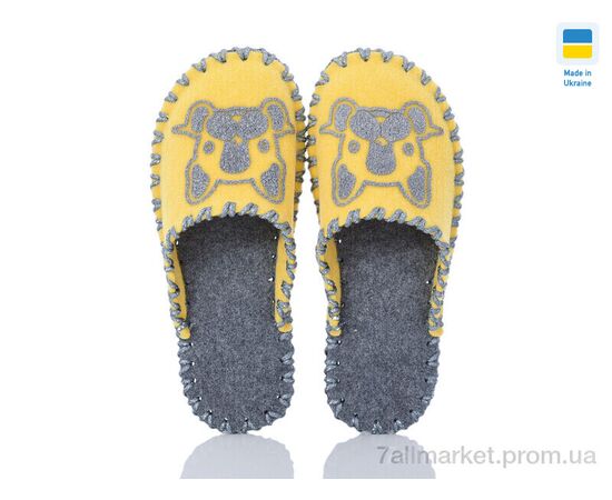 Фотография Тапки женские для дома Весна/осень 253W жовтий (9 пар р.36-41) "Active" недорого оптом от прямого поставщика, изображение 2