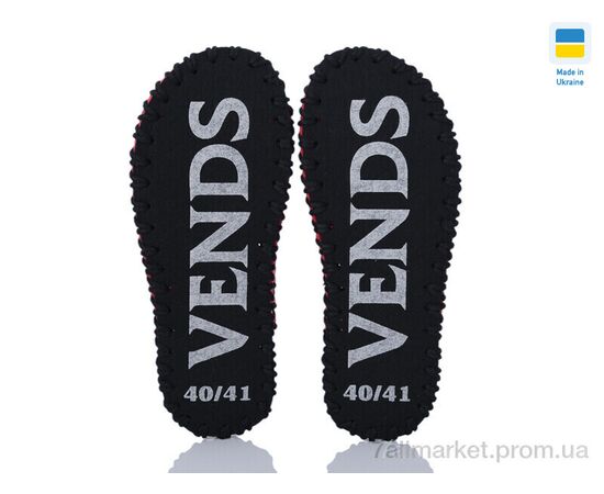 Фотография Тапки женские для дома Весна/осень 250W червоний (9 пар р.36-41) "Active" недорого оптом от прямого поставщика, изображение 3