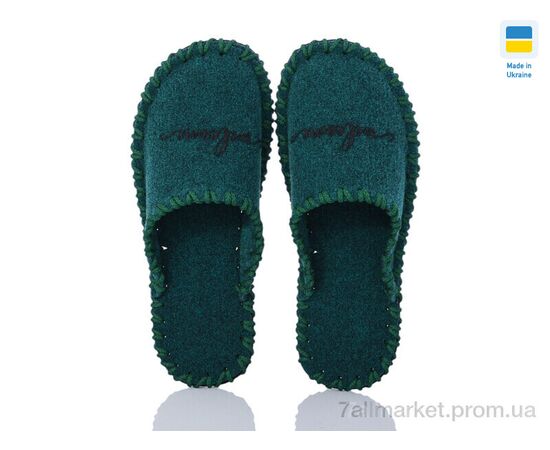 Тапки чоловічі домашні Літо 332M зелений (9 пар р.40-45) "Active" недорого оптом від прямого постачальника, зображення 2