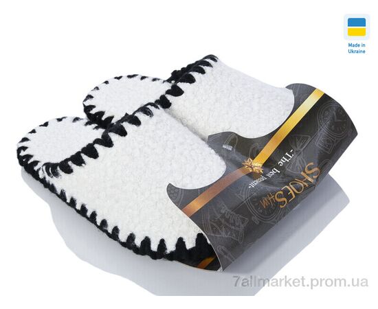 Фотография Тапки женские для дома Весна/осень 21-119 білий (10 пар р.36-41) "Active" недорого оптом от прямого поставщика, изображение 3