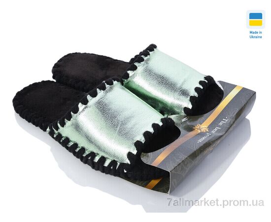 Фотография Тапки женские для дома Весна/осень 21-174 зелений (10 пар р.36-41) "Active" недорого оптом от прямого поставщика, изображение 3