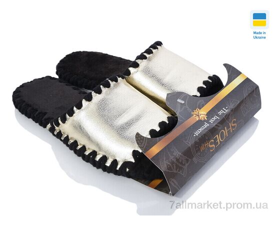 Фотография Тапки женские для дома Весна/осень 21-175 золото (10 пар р.36-41) "Active" недорого оптом от прямого поставщика, изображение 3