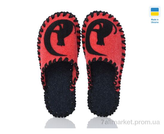 Фотография Тапки женские для дома Весна/осень 278W червоний (9 пар р.36-41) "Active" недорого оптом от прямого поставщика, изображение 2